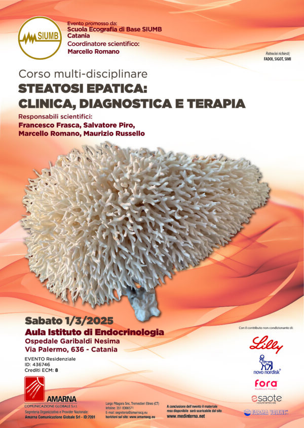 Steatosi epatica: clinica, diagnostica e terapia